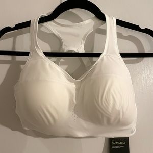 Nike Alpha High-Support Sports Bra in White